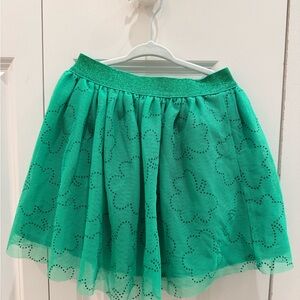 Cat & Jack 🍀 four leaf clover Skirt sz 4/5